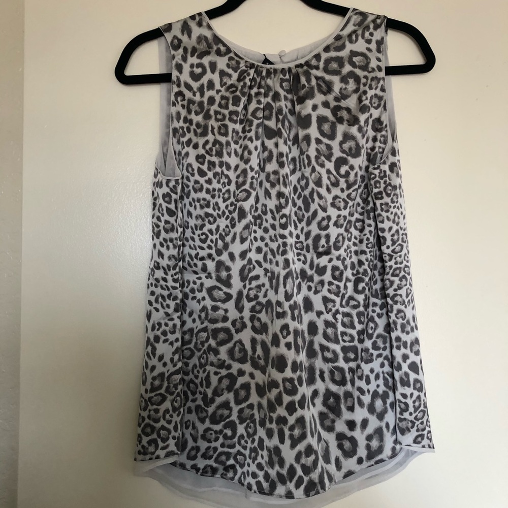 WHBM Animal Print Reversible Cami, NWT